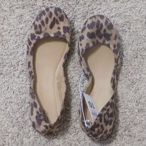 NWT Mossimo Leopard Print Ballet Flats